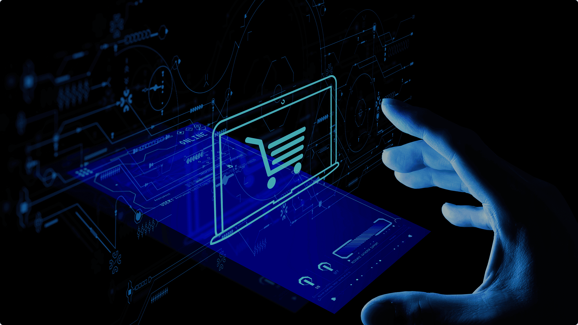 E-commerce background